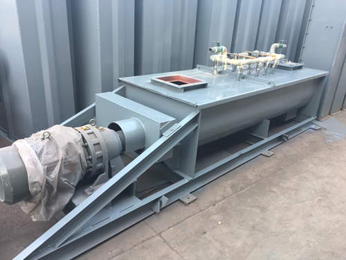 SJ型雙軸粉塵加濕攪拌機